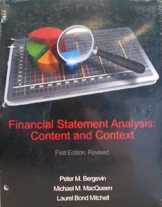 Download Financial Statement Analysis: Content & Context - Peter M. Bergevin file in PDF