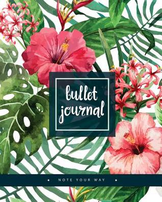 Read Bullet Journal Dot Grid for 90 Days, Numbered Pages Quarterly Journal Diary, Colorful Tropical Summer Plant Garden: Large Bullet Journal 8x10 with 150 Dot Grid Pages with Number -  file in ePub