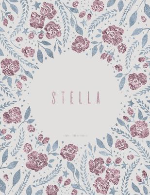 Full Download Stella Composition Notebook: Dusty Pink, Blue, and Grey Floral Journal -  | ePub