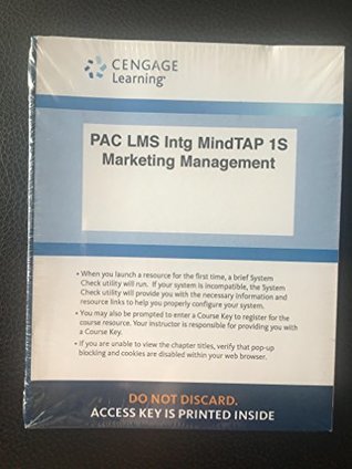 Download Lms Integrated Mindtap Marketing, 1 Term (6 Months) Printed Access Card for Iacobucci's Marketing Management, 5th - Dawn Iacobucci | PDF