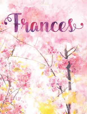 Read Online Frances: Personalized Journal - A Pink Cherry Blossom Diary -  file in ePub