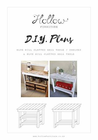 Download DIY Furniture Plans  Blue Hill Slatted Hall Table / Shelves: Learn How to Make Your Own Furniture with Hollow Furniture DIY Plans by Hollow Furniture - Hollow Furniture file in PDF