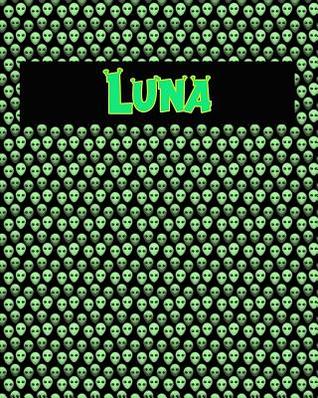 Read Online 120 Page Handwriting Practice Book with Green Alien Cover Luna: Primary Grades Handwriting Book - Sheldon Franks | ePub