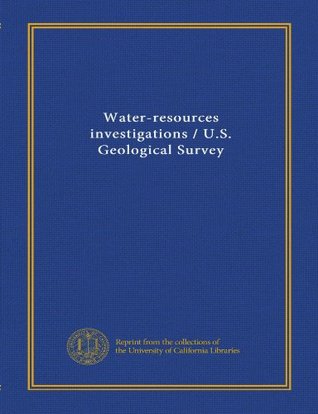 Full Download Water-resources investigations / U.S. Geological Survey - . Unknown | PDF