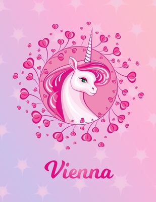 Read Online Vienna: Unicorn Sheet Music Note Manuscript Notebook Paper Magical Horse Personalized Letter V Initial Custom First Name Cover Musician Composer Instrument Composition Book 12 Staves a Page Staff Line Notepad Notation Guide Compose Write Songs - Unicornmusic Publications file in ePub