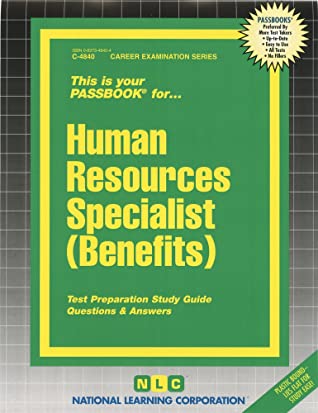 Read Online Human Resources Specialist (Benefits): Passbooks Study Guide - Jack Rudman file in ePub